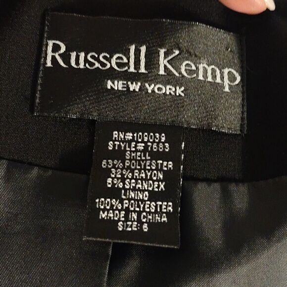 Russell Kemp Embroidered Open Front Jacket - Picture 6 of 7